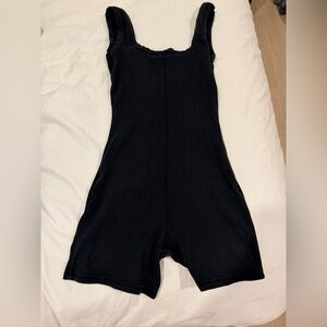 SKIMS Black Shorts Romper